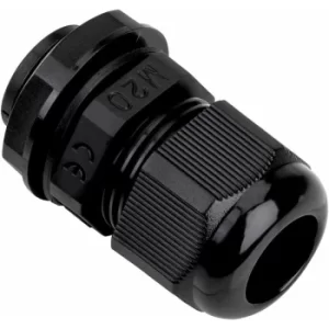Image of HellermannTyton NGM20-BLK M20 Cable Gland 10-14mm Black (Pack 10)