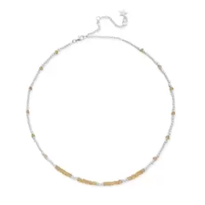 image of ChloBo Silver & Citrine Soulful Rays Choker Necklace