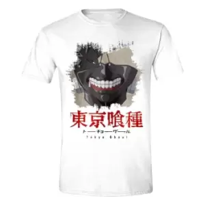 Tokyo Ghoul T-Shirt Scraped Mask Size XL