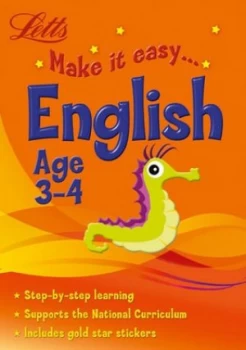 Image of Letts Make It Easy - English Age 3-4 by Lynn Huggins-Cooper Book