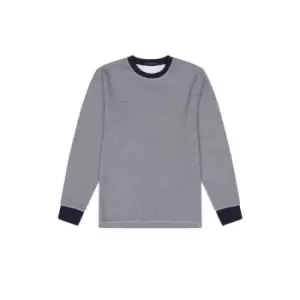 Image of French Connection Checker Popcorn T-Shirt - Black