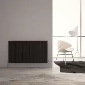 image of Carisa - Monza Horizontal Double Aluminium Radiator 600x1040 5100 BTUs Textured Black