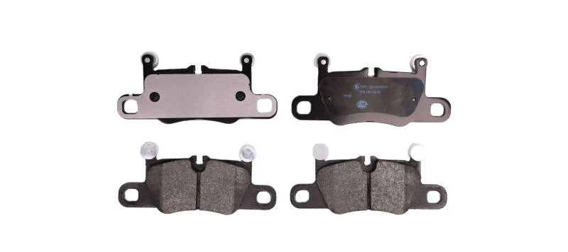 Image of HELLA 8DB 355 039-821 Brake pad set prepared for wear warning indicator Brake Pad Set,disc brake (402)
