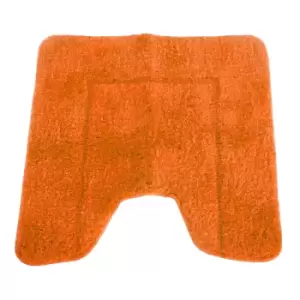 Image of Mayfair Cashmere Touch Ultimate Microfibre Pedestal Mat (50x50cm) (Orange)