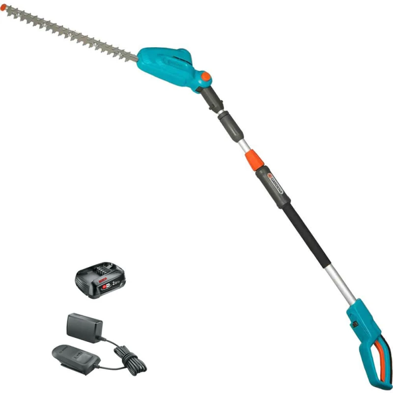Image of Gardena THS 42 P4A 18v Cordless Telescopic Hedge Trimmer 420mm THS 42 14732-55 Batteries: 1 x 2ah Li-ion