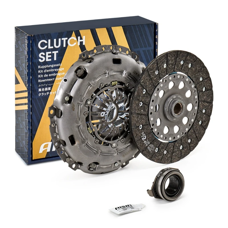 Image of AISIN KZ-125 Clutch with clutch pressure plate, with clutch release bearing, three Piece Clutch Kit (479)