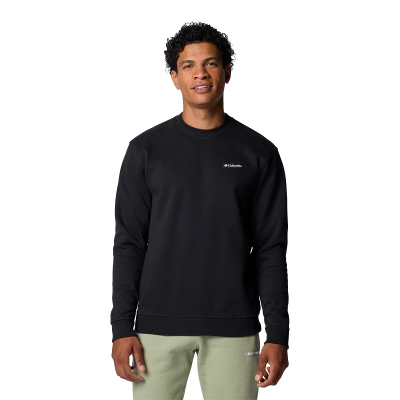 Image of Columbia Meridian Creek Sweatshirt Mens Black male X Large