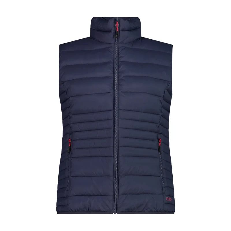 Image of CMP Sleeveless zip-up Sorona puffer jacket For Her CMP Bleu Female S