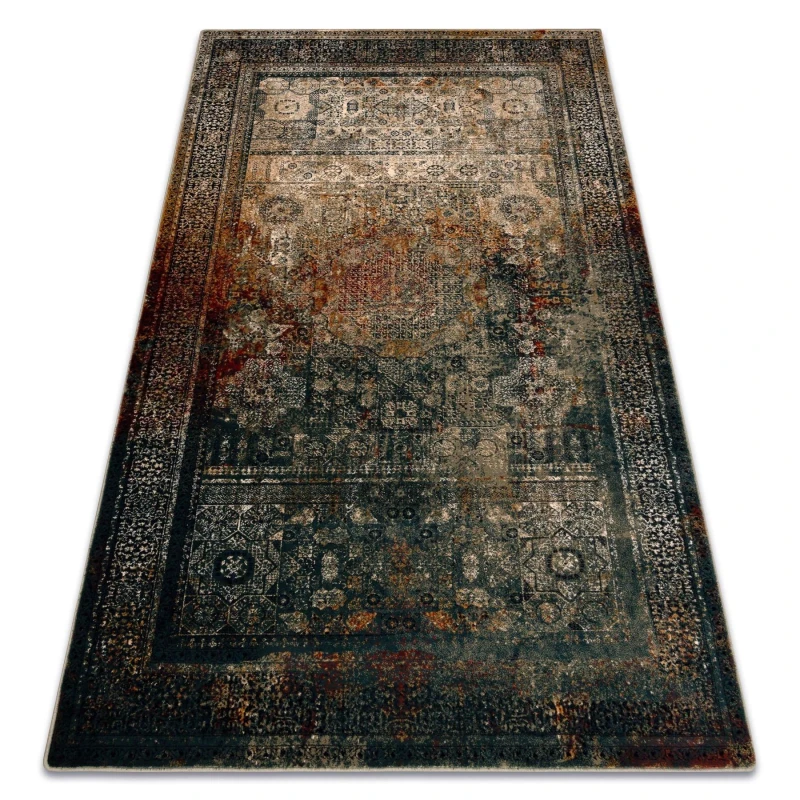 Image of RugsX Wool Omega Rug in Green Size: 135cm x 200cm Green Unisex 135cm x 200 cm