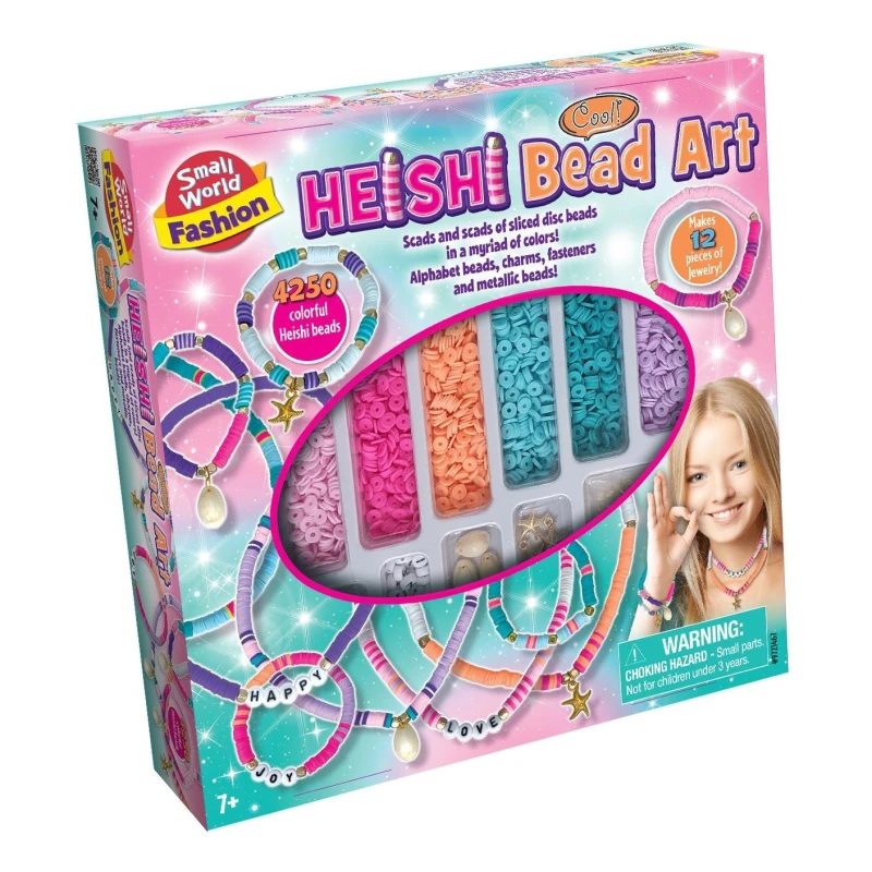Image of Small World Toys Heishi Bead Art, Multi 1467