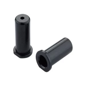 Image of Jagwire Brake Cable Stop Chrome Plated 5mm (x10)