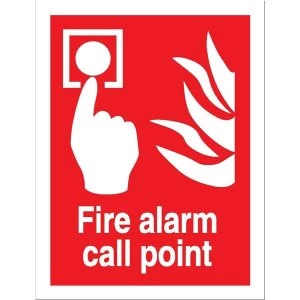 image of Stewart Superior FF073SAV Self Adhesive Sign 150x200mm Fire Alarm Call Point