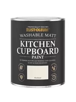 image of Rust-Oleum Kitchen Cupboard Paint In Shortbread - 750 Ml Tin