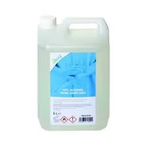 image of 2Work 70 Percent Alcohol Hand Sanitiser Gel 5L 2W31829