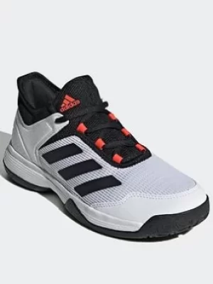 Image of adidas Adizero Club Tennis Shoes, Blue, Size 1 Older