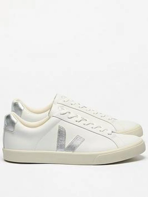 Image of Veja Womens Esplar Trainers Extra White Silver F, 6