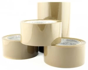 image of Qconnect Packaging Tape Low Noise Brown - 6 Pack