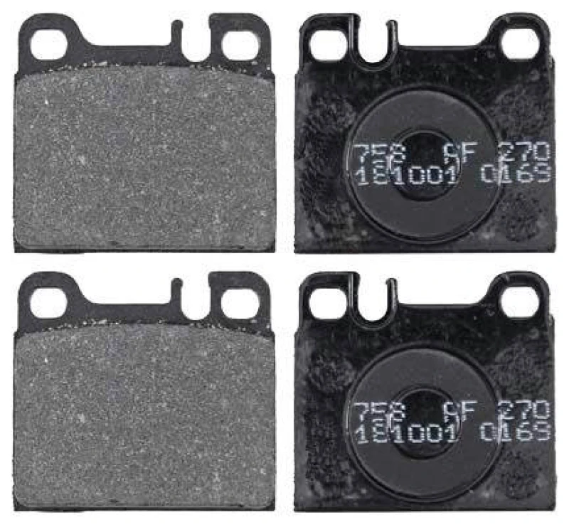 Image of A.B.S. 36810 Brake pad set prepared for wear warning indicator Brake Pad Set,disc brake (402)