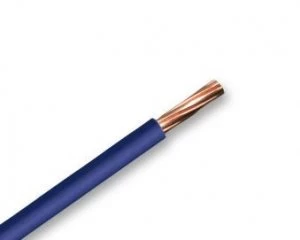 Image of Zexum Blue 1.5mm 7 Strand 17A Single Core 6491B LSZH Low Smoke Zero Halogen Round Power Insulated Conduit Wire - 1 Meter