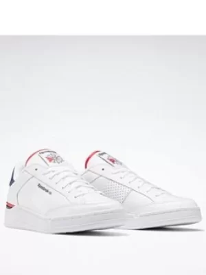 Image of Reebok Ad Court Shoes, White/Beige/Green, Size 5, Men