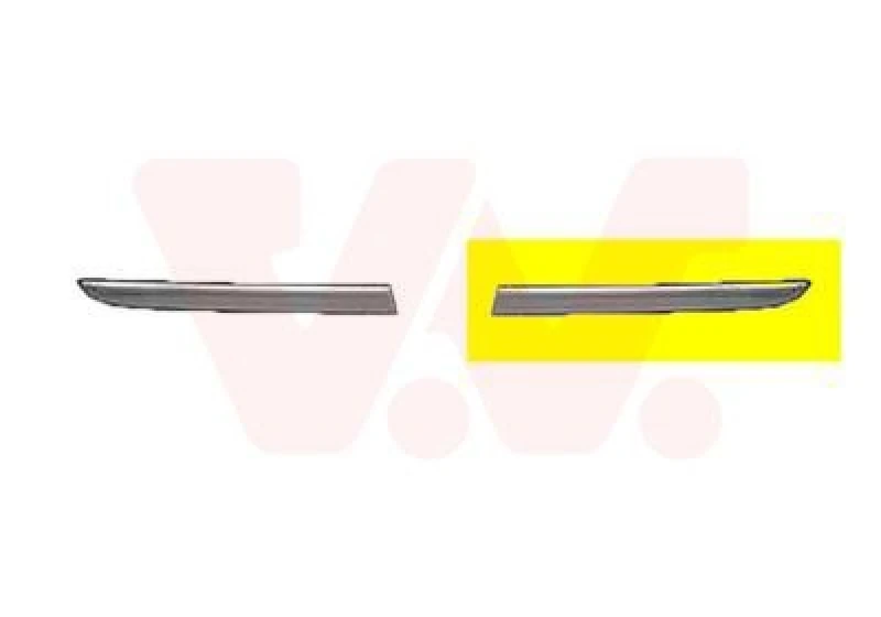 Image of VAN WEZEL Bumper cover VAN WEZEL 0627581