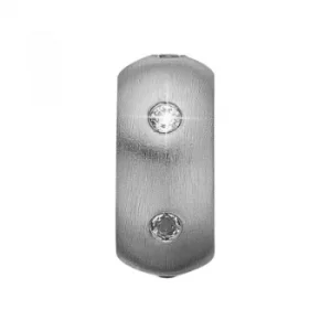 Image of Ladies Christina Sterling Silver Topaz Stopper Bead Charm