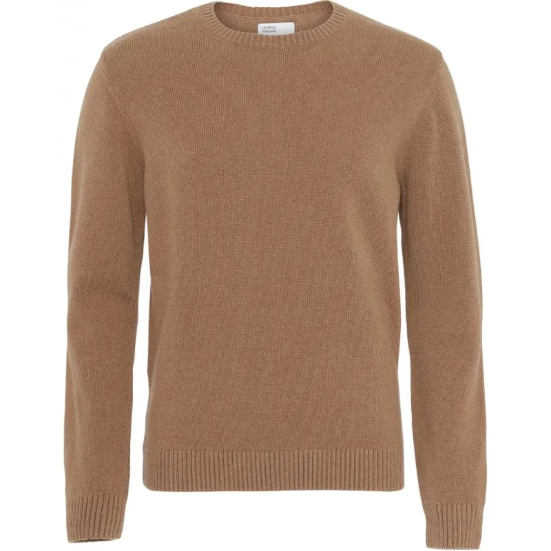 Image of Colorful Standard Wool round neck sweater Colorful Standard Classic Merino sahara camel Marron Unisex XS