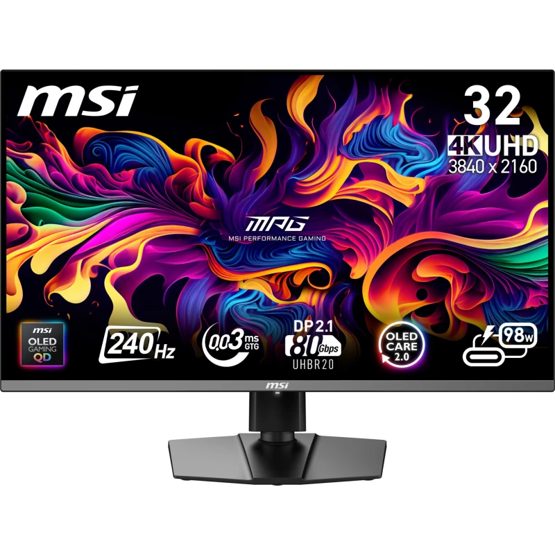 Image of MSI MPG 322URX QD-OLED computer monitor 80cm (31.5") 3840 x 2160