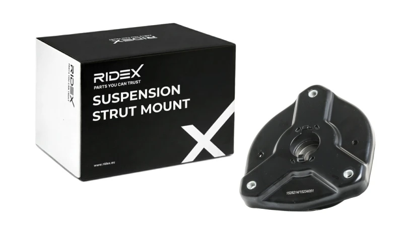 Image of RIDEX 1180S0428 Top strut mount Front Axle, with rolling bearing Suspension Strut Support Bearing (1180)