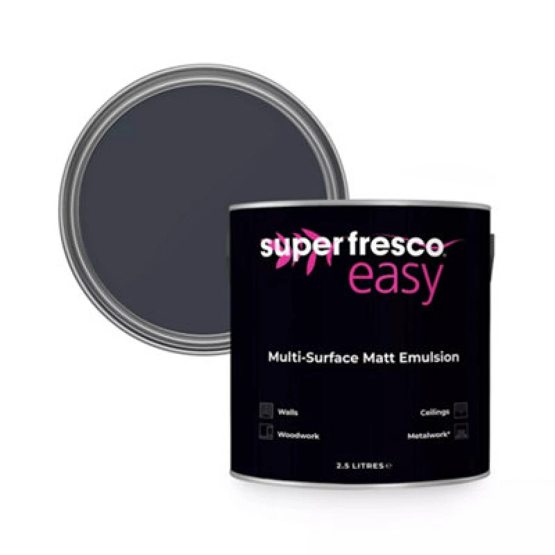 Image of Graham & Brown Sfe Multi-surface Matt Emulsion 2.5L - Moonlit Waves 115841