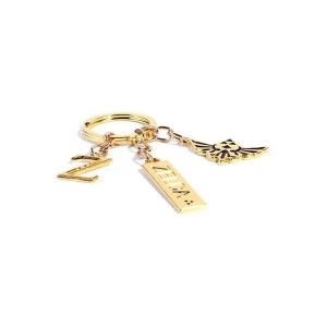 Image of Nintendo - Legend Of Zelda Unisex Pendant With Chain Keychain - Gold