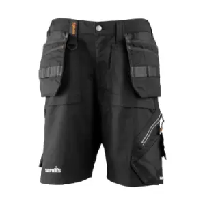 Image of Scruffs Tradeflex Black Shorts, Size 14