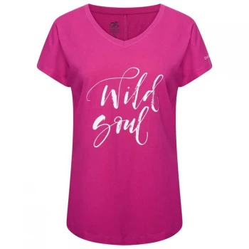 Image of Dare2B Moments Organic T-Shirt - Active Pink