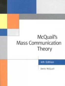Image of Mcquails Mass Communication Theory by Denis Mcquail Paperback