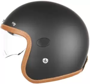 Image of Helstons Naked Carbon Jet Helmet, black, Size S, black, Size S