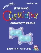 Image of focus on high school chemistry laboratory workbook
