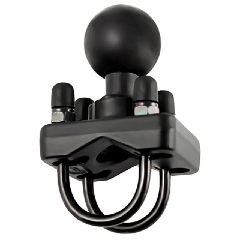 Image of RAM Mounts Double U-Bolt Ball Base for 1" - 1.25" Rails