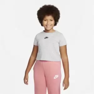 Image of Nike Sportswear Big Kids (Girls') T-Shirt - Grey