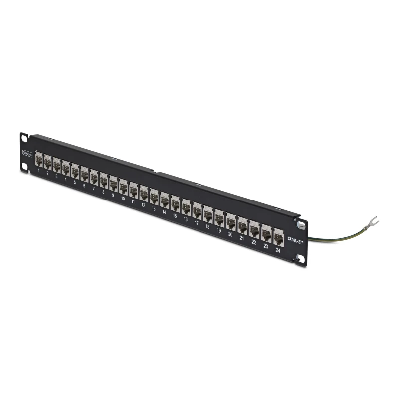 Image of StarTech.com 24 Port 1U Feed Through Patch Panel with Cable Management