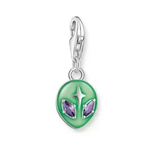 THOMAS SABO Silver Green Alien Charm