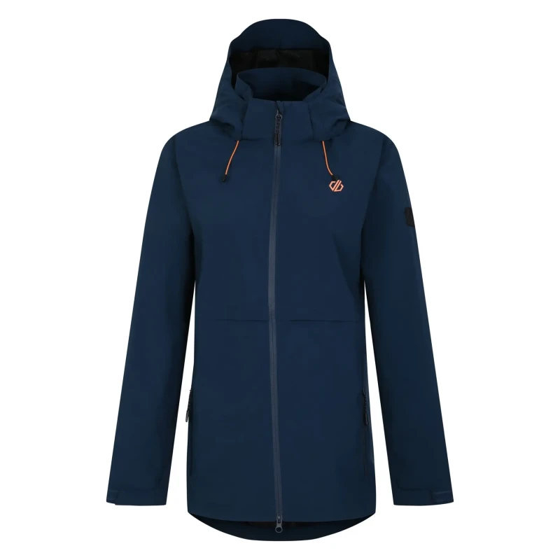 Image of Womens hiking jacket Dare 2B Switch Up II Waterproof Bleu Female 40