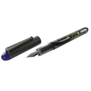 image of Pilot VPen Disposable Fountain Pens Blue Pack of 12 SVP-4M-03