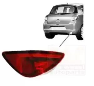 Image of VAN WEZEL Reflector RENAULT 4333940 8200776054,8200776121