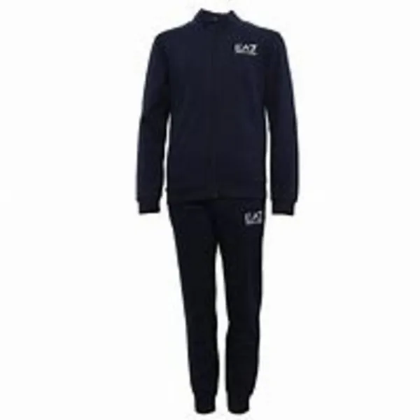 image of EA7 Boys' Train Core ID Tracksuit - Navy - 12 Years