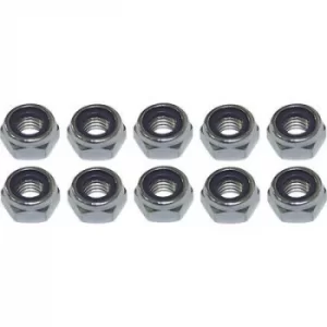 Image of TOOLCRAFT 221969 Locknut M2.5 DIN 985 Steel zinc plated 10 pc(s)