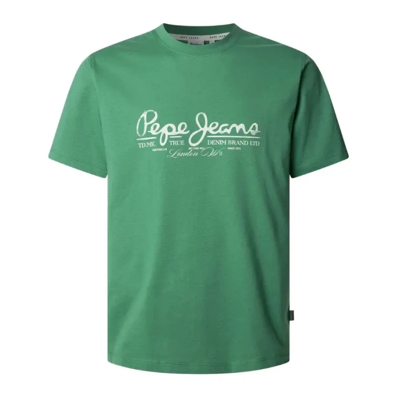 Image of Pepe Jeans T-Shirt Pepe Jeans Dumas Vert Unisex S