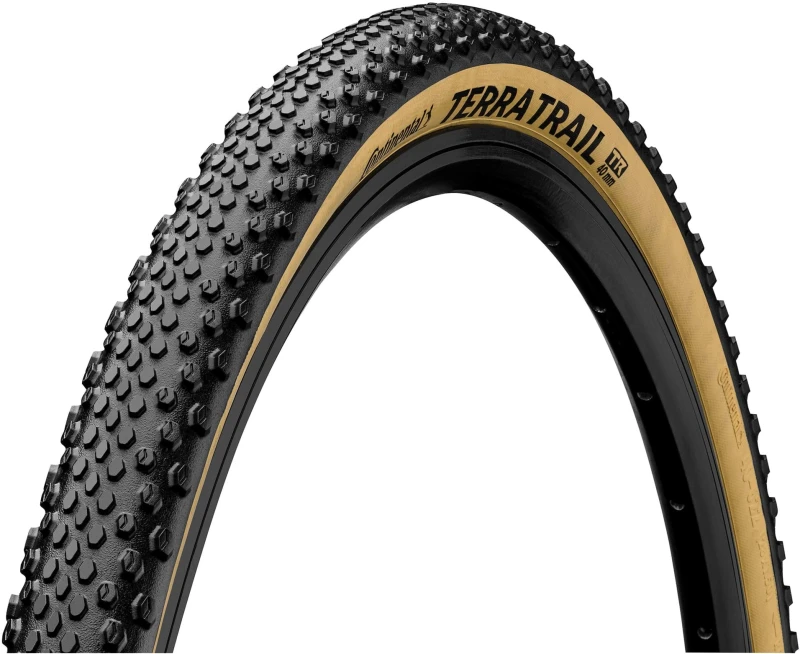 Image of Continental Terra Trail Protection Gravel Tyre Foldable Blackchili Compound 700x40C Black/Cream