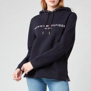 Image of Tommy Hilfiger Womens TH Essentials Hilfiger Hoodie - Desert Sky - L