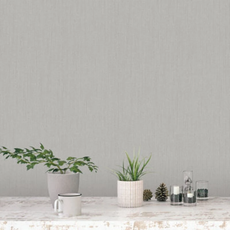 Image of Galerie Organic Textures Dark Grey Organic Weave Textured Wallpaper