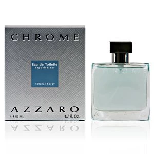 image of Azzaro Chrome Eau de Toilette For Him 50ml